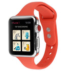 Thin Silicone Double Buckle Replacement Wrist Strap, For Apple Watch 5 & 4 44mm / 3 & 2 & 1 42mm - DealBuddy