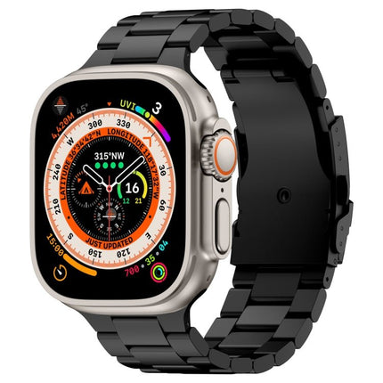 Three Beads Titanium Alloy Metal Watch Band, For Apple Watch Series 10 46mm, For Apple Watch Series 10 42mm, For Apple Watch SE 2023 44mm, For Apple Watch SE 2023 40mm, For Apple Watch Ultra 2 49mm, For Apple Watch Series 9 45mm                        ... - DealBuddy
