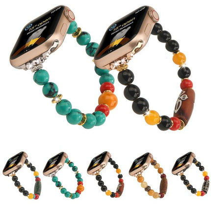 Tibetan Beaded Bracelet Watch Band, For Apple Watch 46mm / 49mm / 45mm / 44mm, For Apple Watch 42mm / 41mm / 40mm / 38mm - DealBuddy