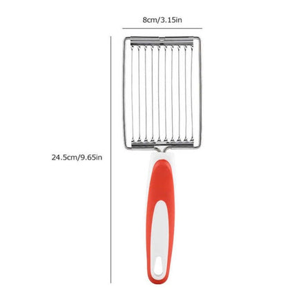 Tomato Luncheon Meat Slicer Non - slip Stainless Steel Fruit Cutter - DealBuddy