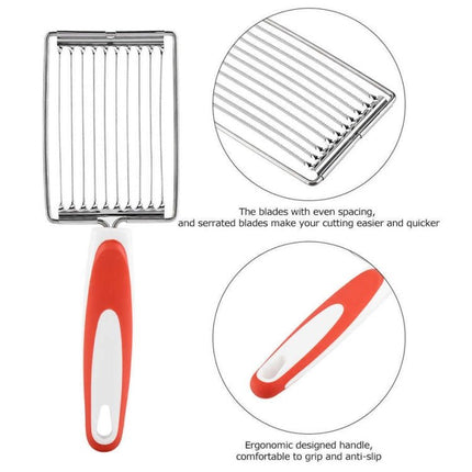 Tomato Luncheon Meat Slicer Non - slip Stainless Steel Fruit Cutter - DealBuddy