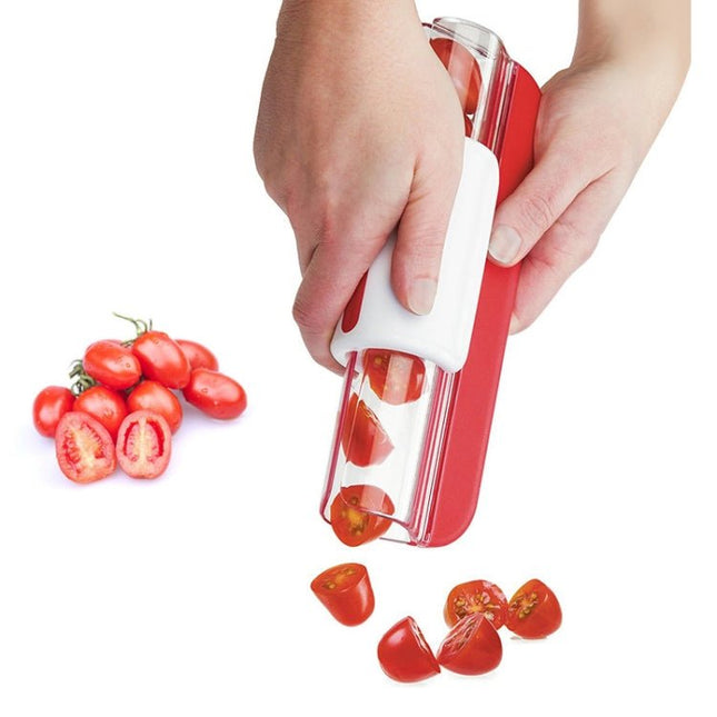 Tomato Slicer Cherry Fruit Cutter Kitchen Gadgets - DealBuddy