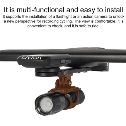 TOSEEK MA106 Aluminum Alloy Bicycle Road Bike Integrated Handlebar Computer Bracket - DealBuddy