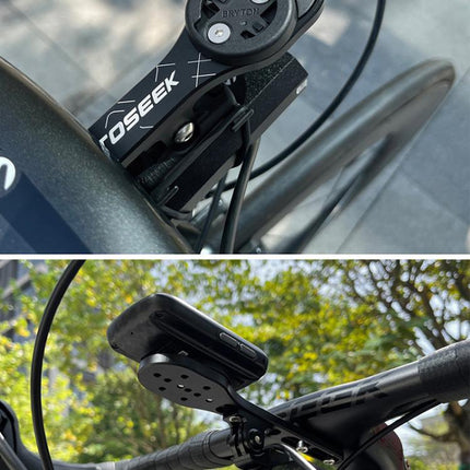 TOSEEK MA106 Aluminum Alloy Bicycle Road Bike Integrated Handlebar Computer Bracket - DealBuddy