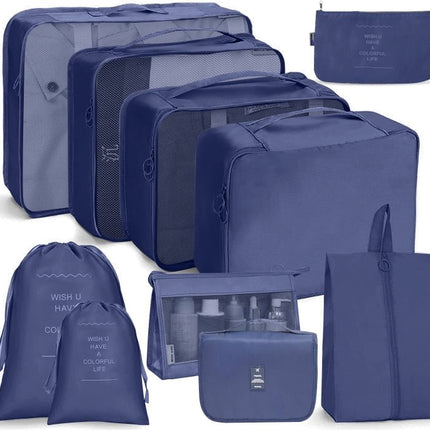 Travel Storage Bag Set Folding Storage Bag, 10 In 1 - DealBuddy