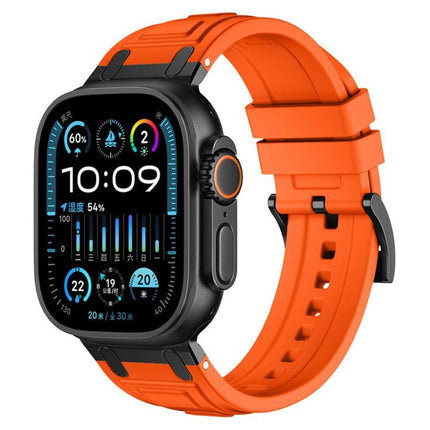 Triple - Layer Armour Silicone Watch Band, For Apple Watch 49mm / 46mm / 45mm / 44mm, For Apple Watch 42mm / 41mm / 40mm / 38mm - DealBuddy
