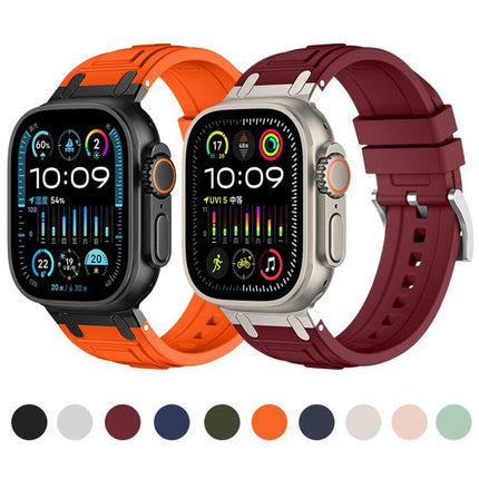 Triple - Layer Armour Silicone Watch Band, For Apple Watch 49mm / 46mm / 45mm / 44mm, For Apple Watch 42mm / 41mm / 40mm / 38mm - DealBuddy