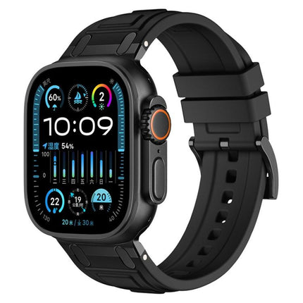 Triple - Layer Armour Silicone Watch Band, For Apple Watch 49mm / 46mm / 45mm / 44mm, For Apple Watch 42mm / 41mm / 40mm / 38mm - DealBuddy