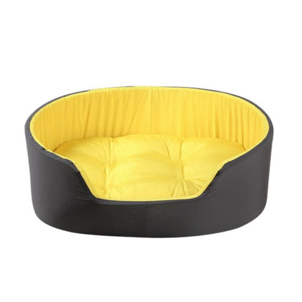 Two - Color Washable Comfortable Pet Nest with Cushion, S 49x35x18cm, M 57x40x20cm, L 73x50x20cm - DealBuddy