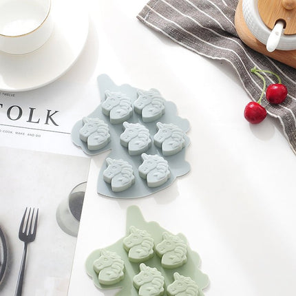 Unicorn Pony Chocolate Candy Cake Baking Silicone Mold Color Random Delivery - DealBuddy
