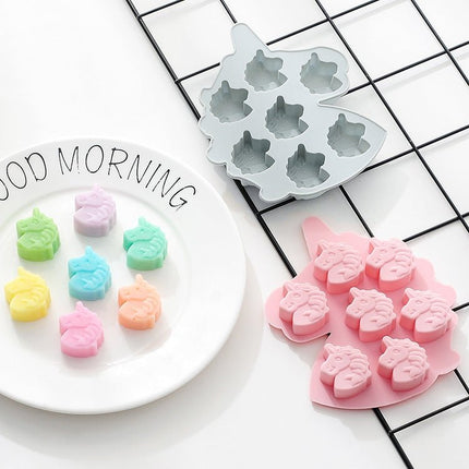 Unicorn Pony Chocolate Candy Cake Baking Silicone Mold Color Random Delivery - DealBuddy