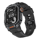 Vibrant Zinc Alloy Cover Integrated Silicone Watch Band, For Apple Watch Series 11 / 10 46mm - DealBuddy