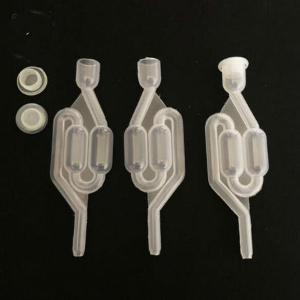 Water Seal Exhaust One way Home Brew Wine Fermentation Airlock Brewing Sealed Plastic Air Lock Check Valve Water Sealed Valves - DealBuddy