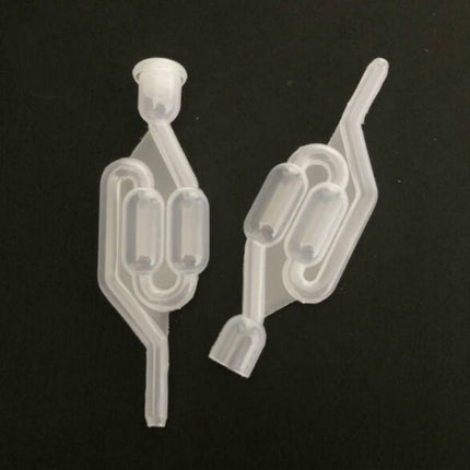 Water Seal Exhaust One way Home Brew Wine Fermentation Airlock Brewing Sealed Plastic Air Lock Check Valve Water Sealed Valves - DealBuddy