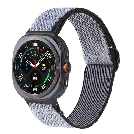 Wave Pattern Nylon Braided Watch Band, For Samsung Galaxy Watch Ultra 47mm / Ultra 2025 - DealBuddy
