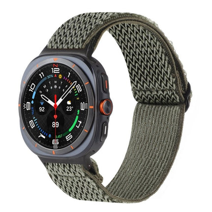 Wave Pattern Nylon Braided Watch Band, For Samsung Galaxy Watch Ultra 47mm / Ultra 2025 - DealBuddy