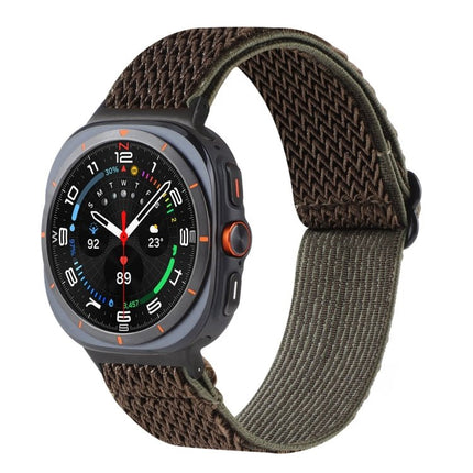 Wave Pattern Nylon Braided Watch Band, For Samsung Galaxy Watch Ultra 47mm / Ultra 2025 - DealBuddy