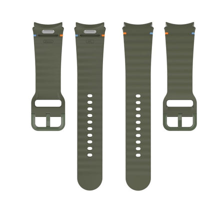 Wavy Grain Stitched Quick Release Silicone Watch Band, For Samsung Galaxy Watch 5 Golf Edition, For Samsung Galaxy Watch 5 44mm, For Samsung Galaxy Watch 5 Pro 45mm, For Samsung Galaxy Watch 5 40mm - DealBuddy