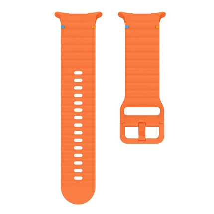 Wavy Grain Stitched Silicone Watch Band, For Samsung Galaxy Watch Ultra 47mm / Ultra 2025 - DealBuddy