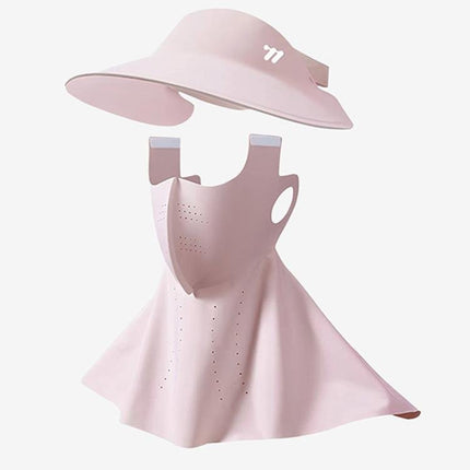 WEST BIKING 3 In 1 UV - Protective Cooling Mesh Breathable Detachable Sun Hat Face Mask Neck Scarf - DealBuddy