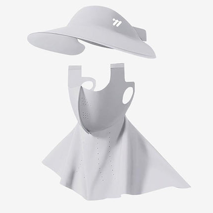 WEST BIKING 3 In 1 UV - Protective Cooling Mesh Breathable Detachable Sun Hat Face Mask Neck Scarf - DealBuddy