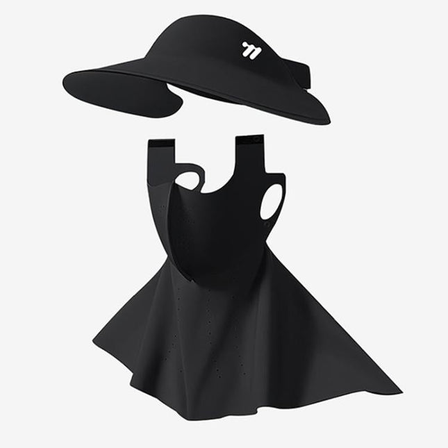 WEST BIKING 3 In 1 UV - Protective Cooling Mesh Breathable Detachable Sun Hat Face Mask Neck Scarf - DealBuddy