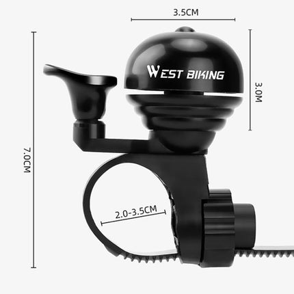 WEST BIKING Bicycle Bell Cycling Aluminum Alloy Warning Horn - DealBuddy