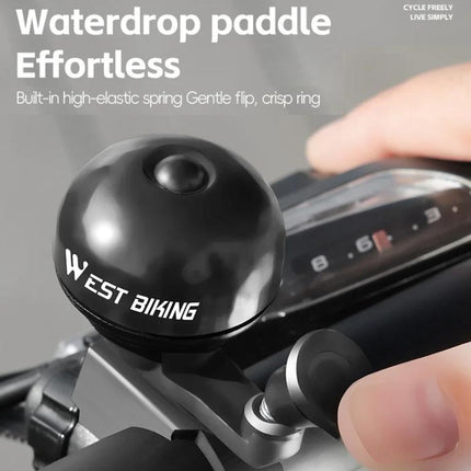WEST BIKING Bicycle Bell Cycling Aluminum Alloy Warning Horn - DealBuddy