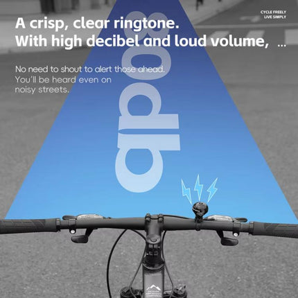 WEST BIKING Bicycle Bell Cycling Aluminum Alloy Warning Horn - DealBuddy