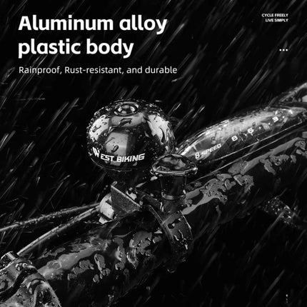 WEST BIKING Bicycle Bell Cycling Aluminum Alloy Warning Horn - DealBuddy