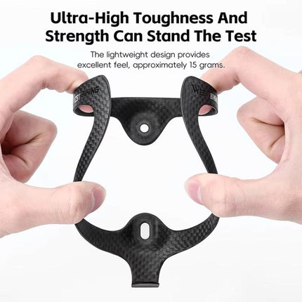 WEST BIKING Bicycle Carbon Fiber Water Bottle Cage Lightweight Cycling Water Bottle Holder - DealBuddy