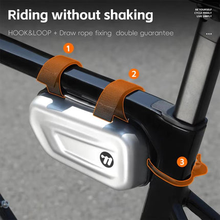 WEST BIKING Bicycle Glasses Hard Case Storage Bag Top Tube Bag Portable Crossbar Bag - DealBuddy