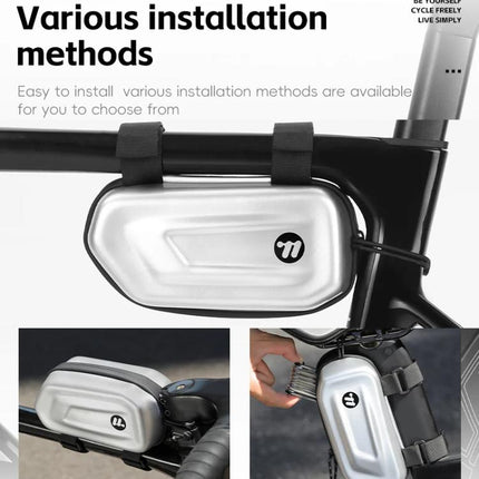 WEST BIKING Bicycle Glasses Hard Case Storage Bag Top Tube Bag Portable Crossbar Bag - DealBuddy