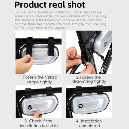 WEST BIKING Bicycle Glasses Hard Case Storage Bag Top Tube Bag Portable Crossbar Bag - DealBuddy