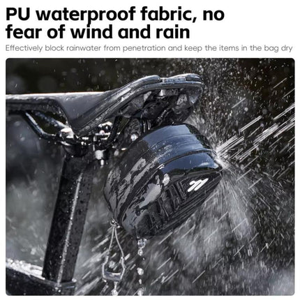 WEST BIKING Bicycle Hard - Shell Tail Bag Waterproof Quick - Release Cycling Bag - DealBuddy