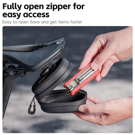 WEST BIKING Bicycle Hard - Shell Tail Bag Waterproof Quick - Release Cycling Bag - DealBuddy