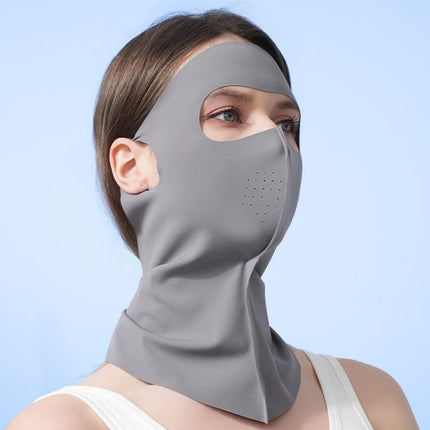 WEST BIKING Breathable Moisture - Wicking Quick - Dry Full - Face Sun Protection Mask Outdoor Cycling Sports Ice - Silk Neck Bib - DealBuddy