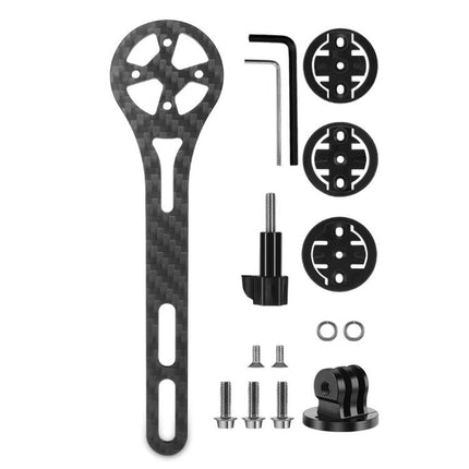 WEST BIKING Carbon Fiber Bicycle Computer Extension Bracket for Sports Cameras - DealBuddy