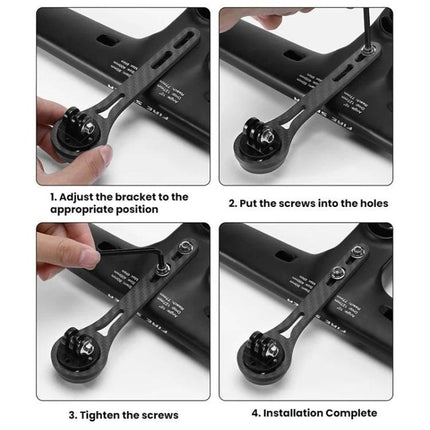 WEST BIKING Carbon Fiber Bicycle Computer Extension Bracket for Sports Cameras - DealBuddy