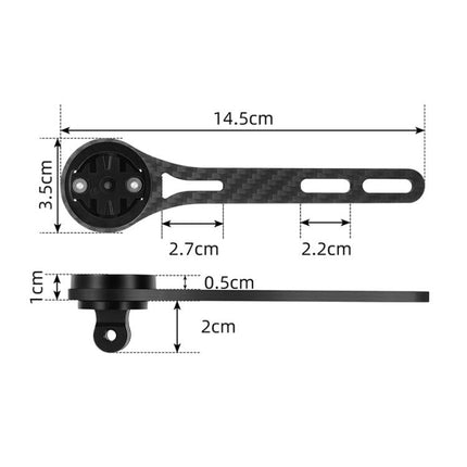 WEST BIKING Carbon Fiber Bicycle Computer Extension Bracket for Sports Cameras - DealBuddy