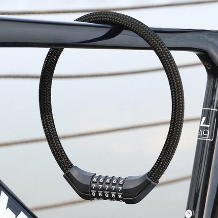 WEST BIKING Extended Portable Bicycle Steel Cable Anti - Theft Combination Lock - DealBuddy