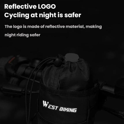WEST BIKING Handlebar Seatpost Water Bottle Storage Bag For Cycling - DealBuddy