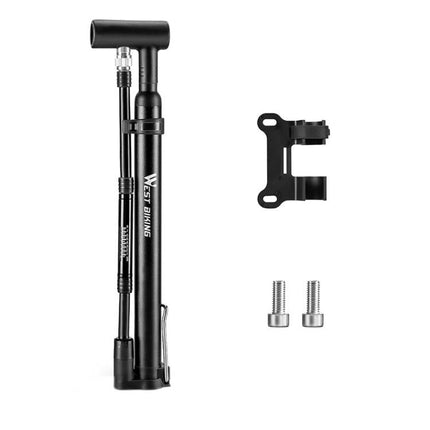 WEST BIKING Mini Portable Bicycle High - Pressure 120PSI Pump - DealBuddy