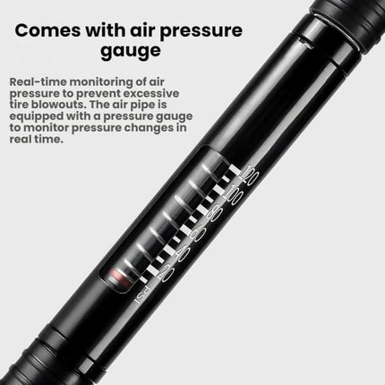 WEST BIKING Mini Portable Bicycle High - Pressure 120PSI Pump - DealBuddy