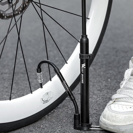 WEST BIKING Mini Portable Bicycle High - Pressure 120PSI Pump - DealBuddy