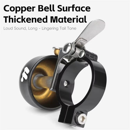 WEST BIKING Mountain Bike Bell Vintage Copper Bicycle Bell - DealBuddy