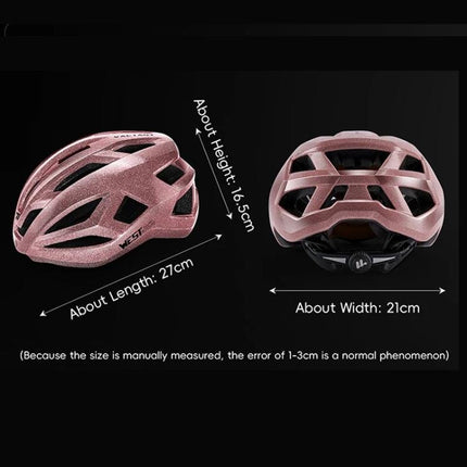 WEST BIKING Reflective Night Riding Bike Helmet with Magnetic Visor Lightweight & Breathable Unisex Cycling Helmet - DealBuddy