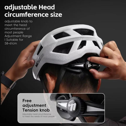 WEST BIKING Reflective Night Riding Bike Helmet with Magnetic Visor Lightweight & Breathable Unisex Cycling Helmet - DealBuddy