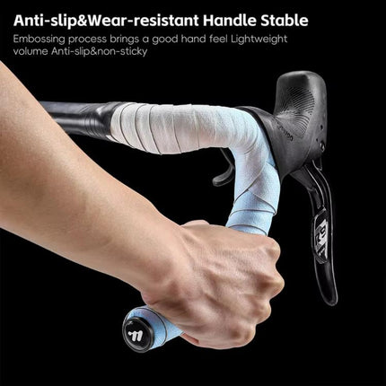WEST BIKING Road Bike Handlebar Tape Ultra - Lightweight PU Gradient Cycling Bar Wrap Non - Slip Sweatproof Grip - DealBuddy
