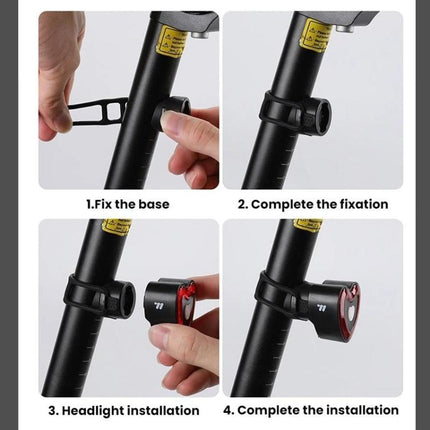 WEST BIKING Smart Heart Taillight With Cycling Brake Sensor Warning Light - DealBuddy